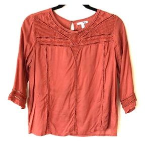Burnt Orange Blouse